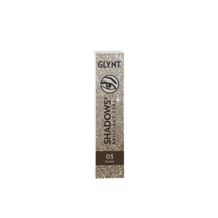 Glynt Shadows Brilliant Eyes 03 Brown förpackning ögonbrynsfärg 15ml