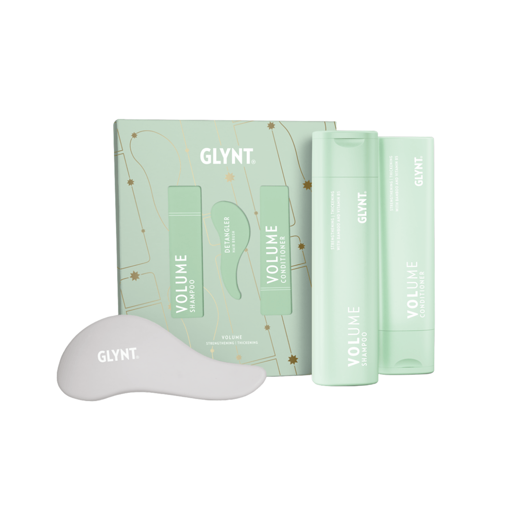 Glynt volume julbox med schampo, balsam och utredningsborste