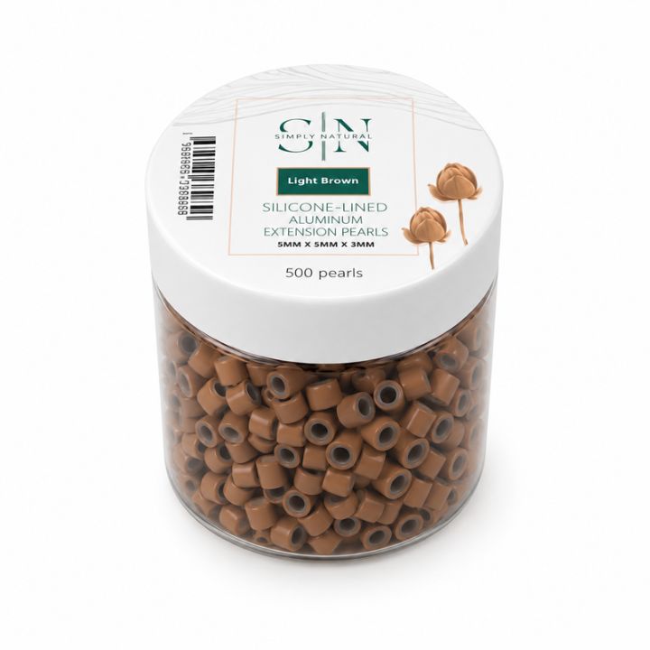 SNPW PEARL 5MM LJUSBRUN 500ST