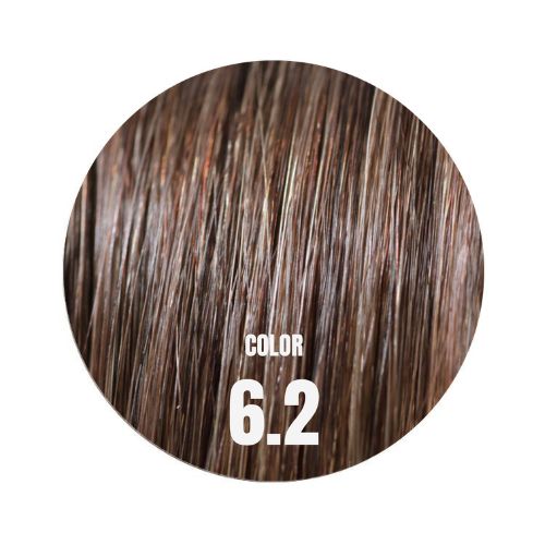 Mago hair extensions 30 cm rakt färg 6.2 kall mörkblond Remy löshår