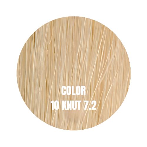 Mago hair extensions 50 cm rakt färg 10 blond med knut 7.2 Remy löshår