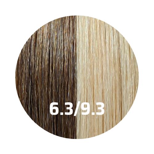 Simply Natural Pearl Weft 40 cm vågigt hår med mörkblonda och guldblonda slingor, 6.3/9.3