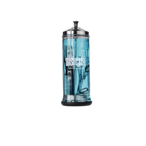 "Disicide Glass Jar 1100 ml – glasbehållare för desinfektion"