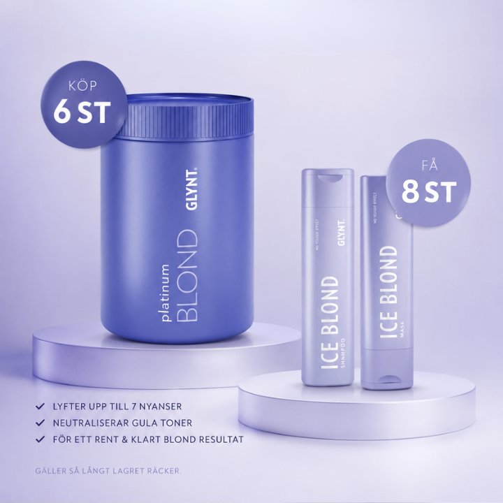 köp 6 stycken blekningar och få 8stycken ice blond produkter