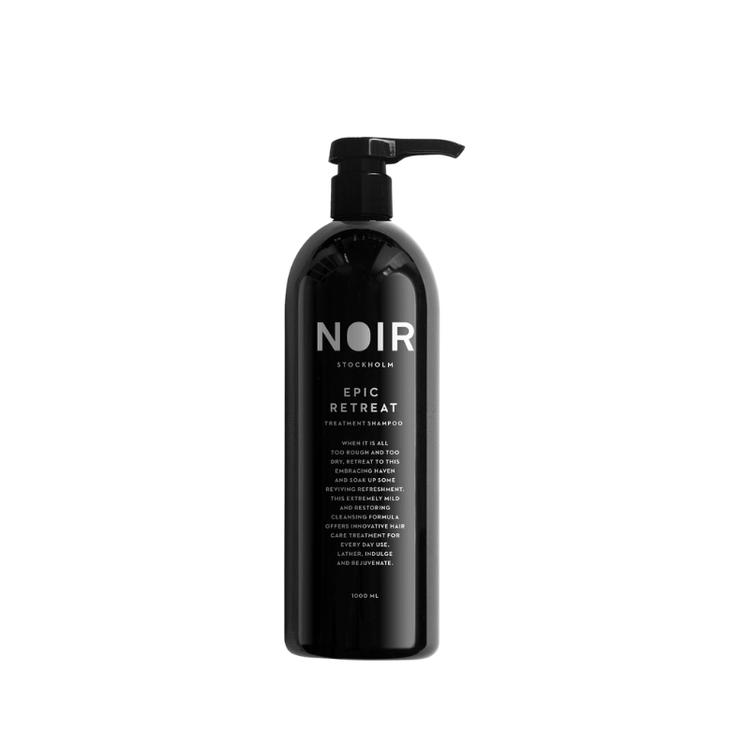 “Noir Stockholm Epic Retreat Shampoo 1000ml – närande och återfuktande professionellt schampo"