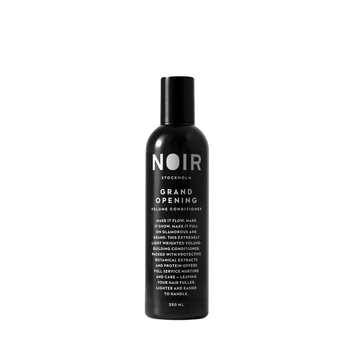“Noir Stockholm Grand Opening Conditioner 250ml – volymgivande balsam med botaniska extrakt för prof