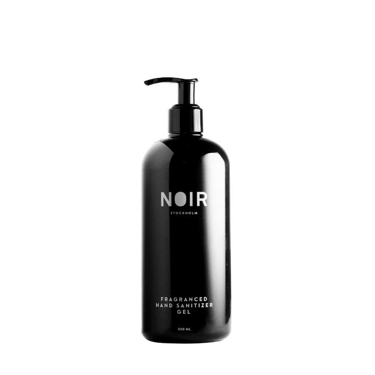 "Noir Stockholm Fragranced Hand Sanitizer Gel 500 ml – doftsatt handsprit i pumpflaska"