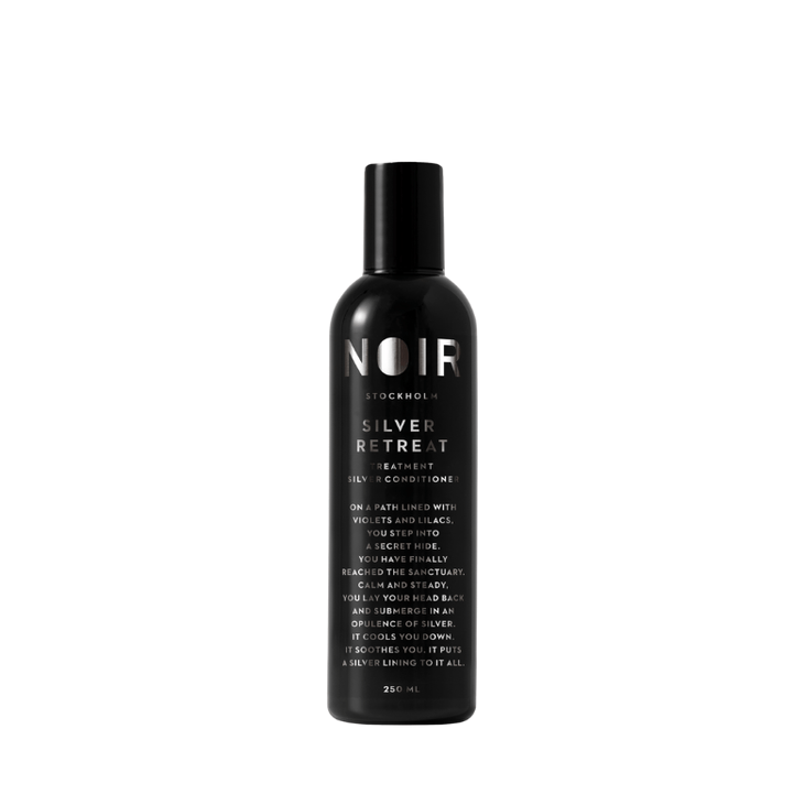 "Noir Stockholm Silver Retreat Conditioner 250 ml – färgbevarande balsam för kallt blont hår"