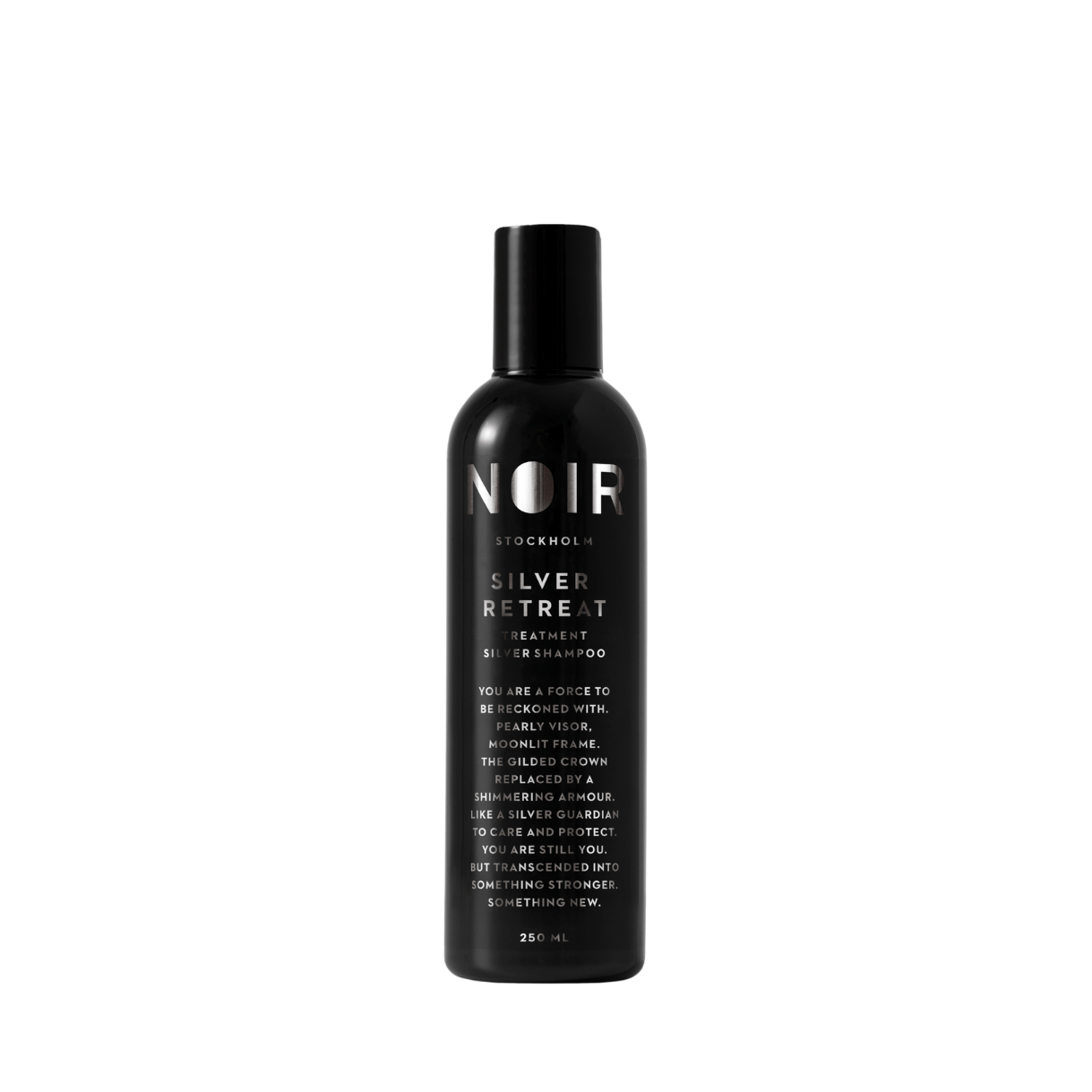 "Noir Stockholm Silver Retreat Shampoo 250 ml – silverschampo för blont hår med kall nyans"