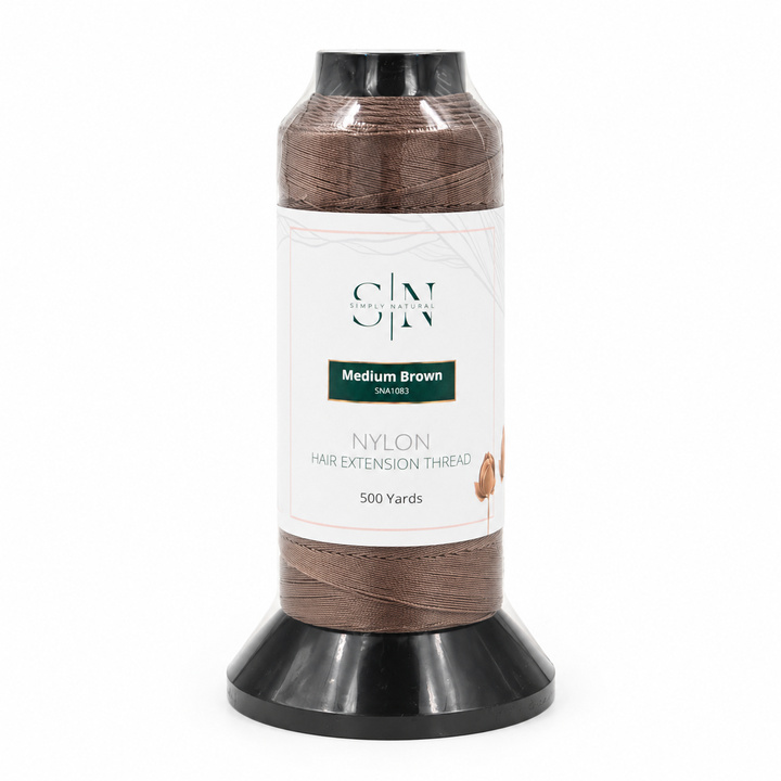 Simply Natural brun sytråd för Pearl Weft, 457,2 m