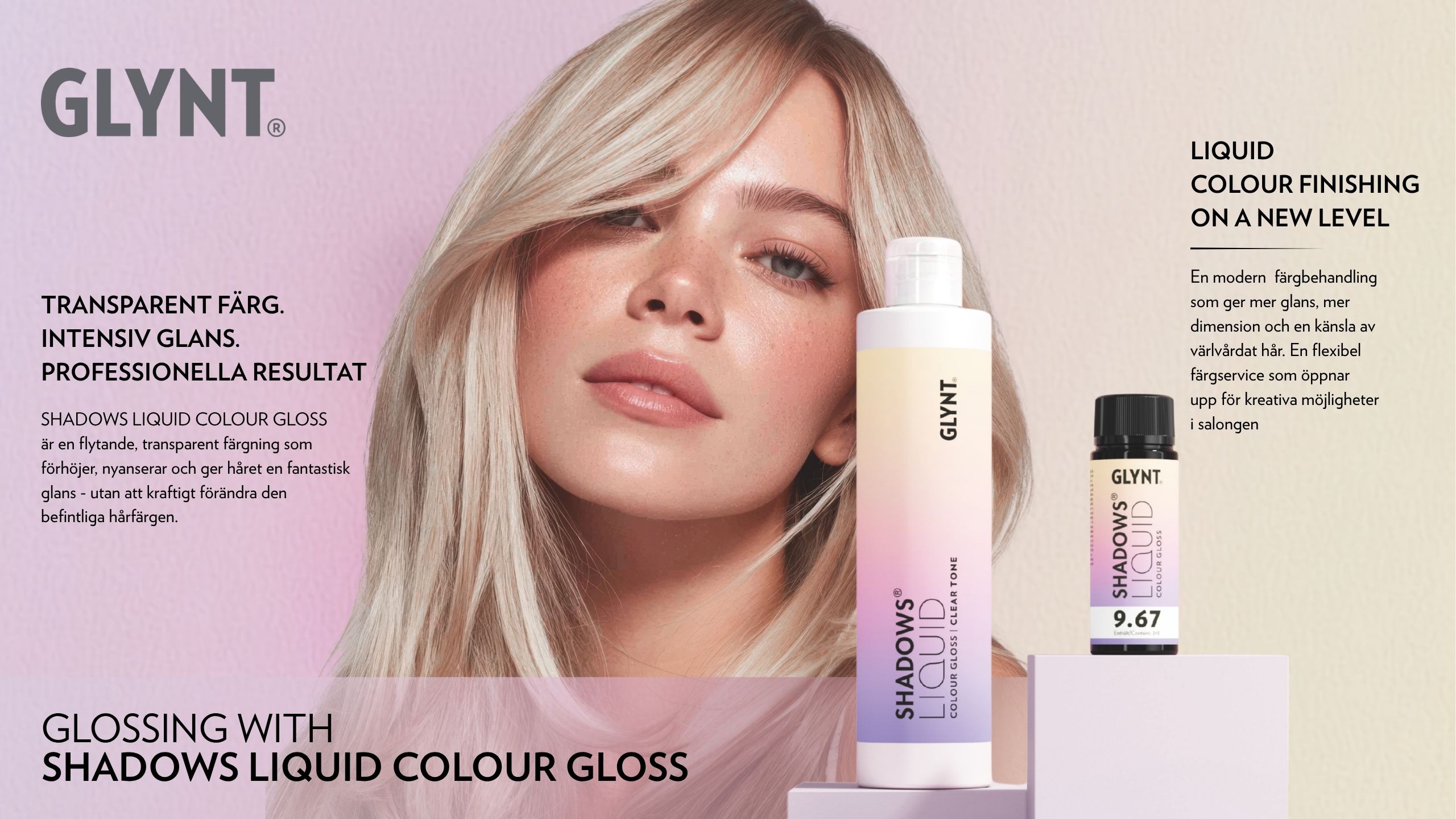 GLYNT Shadows Liquid Colour Gloss – professionell glossing och nyansering